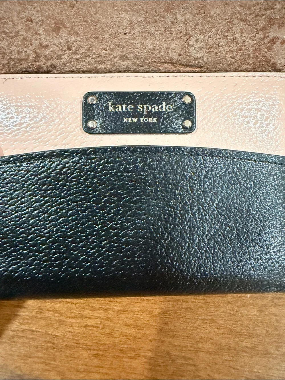 Authentic Kate Spade Black and Pink Wallet.